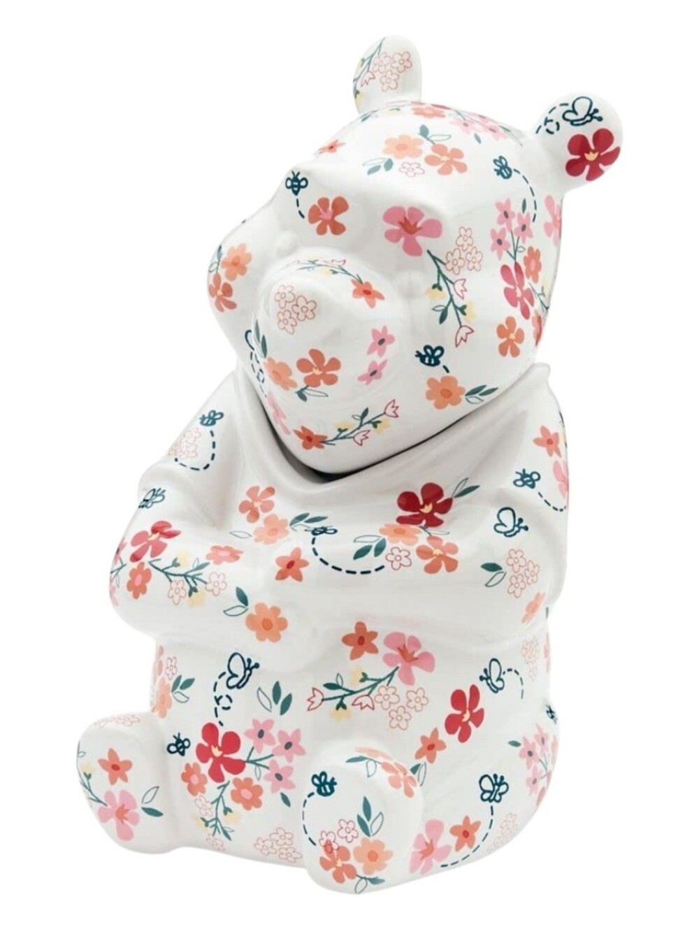 Disney Winnie The Pooh Floral Cookie Jar